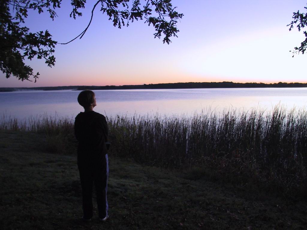 Jeanne looking east early